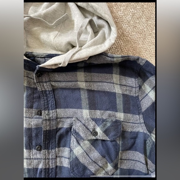 Navy and Grey Plaid - Picture 2 of 2